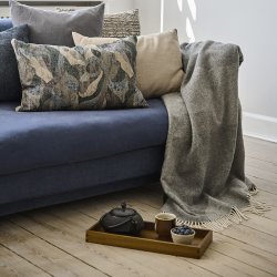 Compliments Waves Plaid 140x200cm Gr�