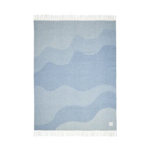 Compliments Waves Plaid 140x200cm Mineral Blue