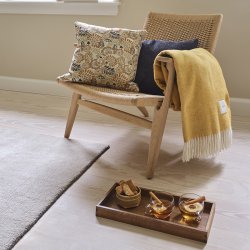 Compliments Waves Plaid 140x200cm Mustard