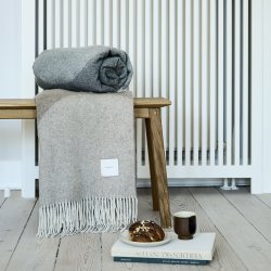 Compliments Waves Plaid 140x200cm Sand