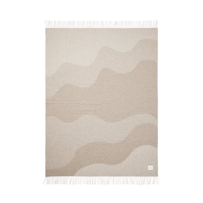 Compliments Waves Plaid 140x200cm Sand