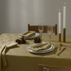 Compliments Wind Damask Stofservietter 4 stk Brass