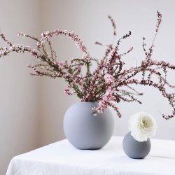 Cooee Design - Ball Vase - 20 cm - Grey