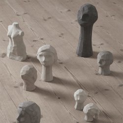 Cooee Design Skulptur - ADAMO I - Graphite