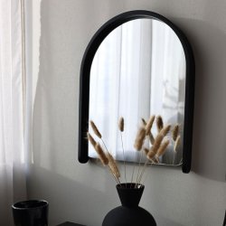 Cooee Design Woody Vgspejl - Sortbejdset Eg