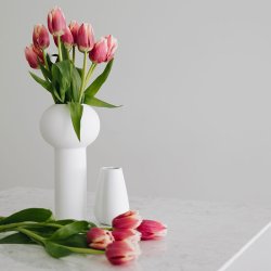 Cooee Design - Pillar Vase - 24 cm - White