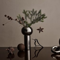 Cooee Design - Pillar Vase - 32 cm - Dark Silver