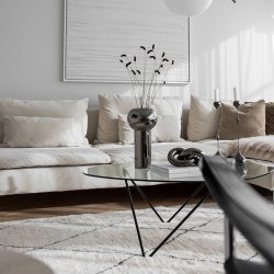 Cooee Design - Pillar Vase - 32 cm - Dark Silver