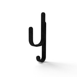 Cooee Design Woody One Hook Knage - Sortbejdset Eg 