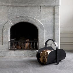 Cooee Design Woody Kurv - Sortbejdset Eg