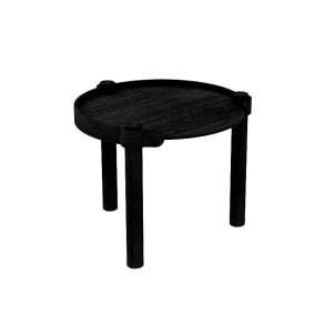 Cooee Design Woody Sidebord - Sortbejdset Eg - 45cm