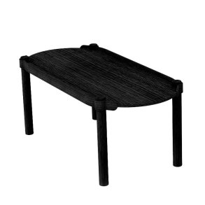 Cooee Design Woody Sofabord - Sortbejdset eg - 150x50 cm