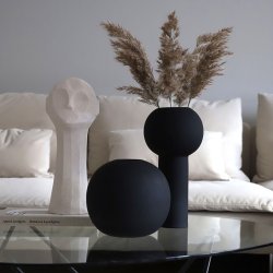 Cooee Design - Ball Vase - 20 cm - Black