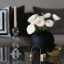 Cooee Design - Ball Vase - 20 cm - Black