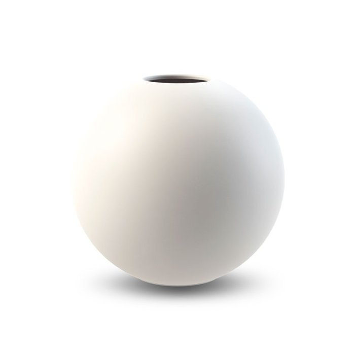 Cooee Design - Ball Vase - 20 cm - White