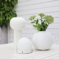 Cooee Design - Ball Vase - 20 cm - White