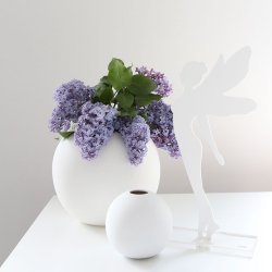 Cooee Design - Ball Vase - 20 cm - White