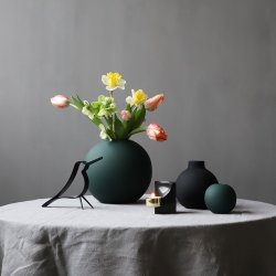 Cooee Design - Collar Vase - 12 cm - Black