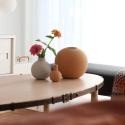 Cooee Design - Collar Vase - 12 cm - Light Grey