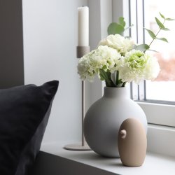 Cooee Design - Collar Vase - 12 cm - Light Grey