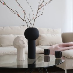 Cooee Design - Pillar Vase - 32 cm - Black