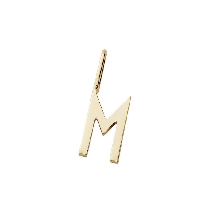 Design Letters Bogstav 10mm - Forgyldt M