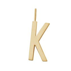 Design Letters Bogstav 16mm - Forgyldt