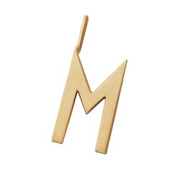 Design Letters Bogstav 16mm - Forgyldt