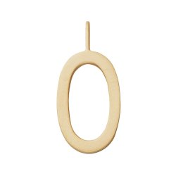 Design Letters Bogstav 16mm - Forgyldt