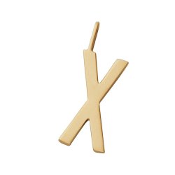 Design Letters Bogstav 16mm - Forgyldt