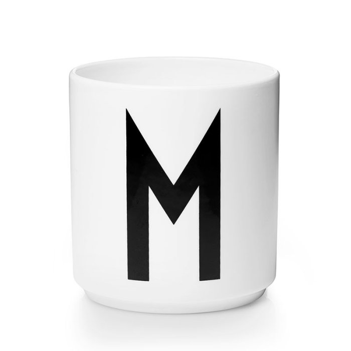 Design Letters Porcel�n Kop - Hvid M
