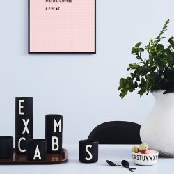 Design Letters Porceln Kop - Sort