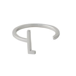 Design Letters Ring - Slv