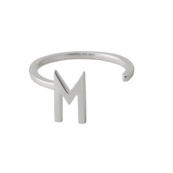 Design Letters Ring - Slv