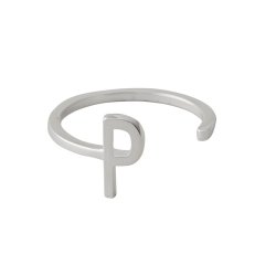 Design Letters Ring - Slv