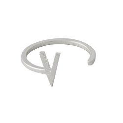 Design Letters Ring - Slv