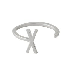 Design Letters Ring - Slv