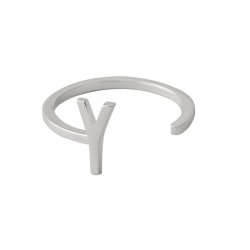 Design Letters Ring - Slv