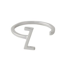 Design Letters Ring - Slv