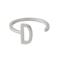 Design Letters Ring - Slv
