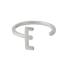 Design Letters Ring - Slv