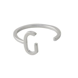 Design Letters Ring - Slv