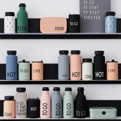 Design Letters Termo Flaske - Brn