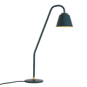 Eleanor Home Webster Lampe - Midnat Bl/Guld Finish