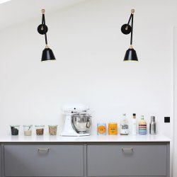 Eleanor Home Lampe Spencer - Sort/Guld Finish