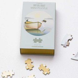 ViSSEVASSE Mini Puslespil - Boy In A Boat