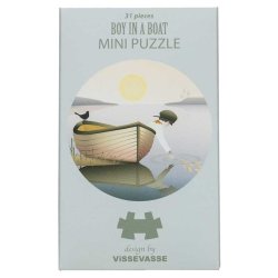 ViSSEVASSE Mini Puslespil - Boy In A Boat