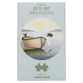 ViSSEVASSE Mini Puslespil - Boy In A Boat