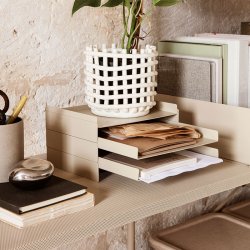 Ferm Living 2x2 Organiser Brevbakke - Cashmere