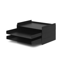 Ferm Living 2x2 Organiser Brevbakke - Sort